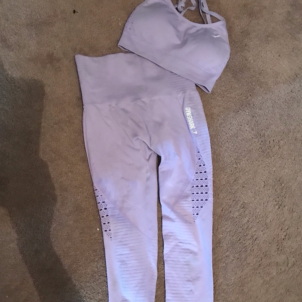 Gym shark purple set